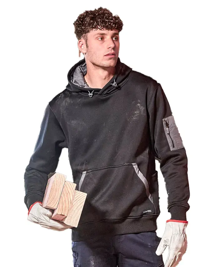 Syzmik Workwear Unisex Streetworx Water Resistant Segmented Tape Hoodie ZT867