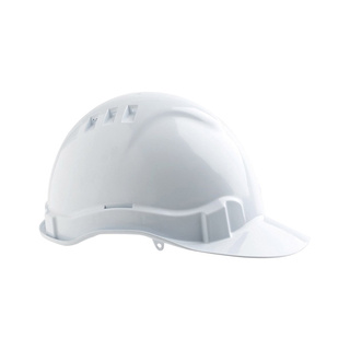 V6 Hard Hat Vented Pushlock Harness - White - OSFA
