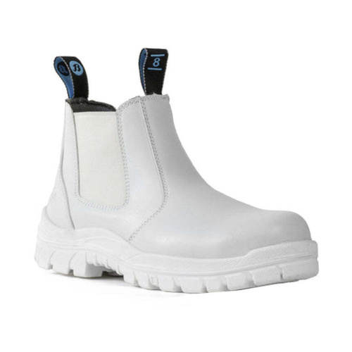 WORKWEAR, SAFETY & CORPORATE CLOTHING SPECIALISTS  - Naturals - Hercules - White Rambler Slip on Safety Boot