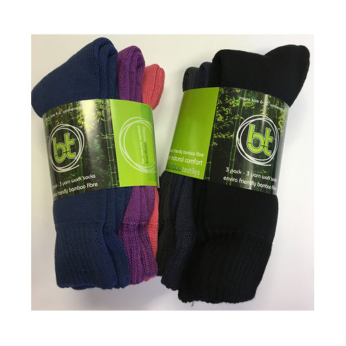 WORKWEAR, SAFETY & CORPORATE CLOTHING SPECIALISTS  - 3-Yarn 3-Pack Work Sock