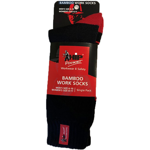WORKWEAR, SAFETY & CORPORATE CLOTHING SPECIALISTS  - Hip Pocket 3 Yarn Work Socks - Single Pack
