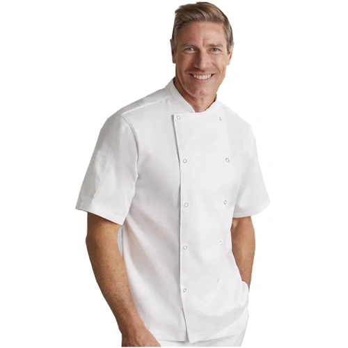 WORKWEAR, SAFETY & CORPORATE CLOTHING SPECIALISTS  - Zest Mens S/S Chef Jacket