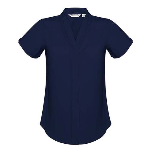 WORKWEAR, SAFETY & CORPORATE CLOTHING SPECIALISTS  - Ladies Madison Short Sleeve Blouse