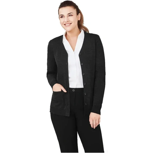 WORKWEAR, SAFETY & CORPORATE CLOTHING SPECIALISTS  - Womens Button Front Cardigan