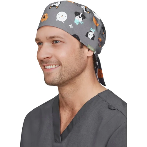 WORKWEAR, SAFETY & CORPORATE CLOTHING SPECIALISTS  - Printed Unisex Scrub Cap