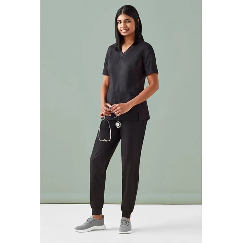 WORKWEAR, SAFETY & CORPORATE CLOTHING SPECIALISTS  - Riley Womens V-Neck Scrub Top