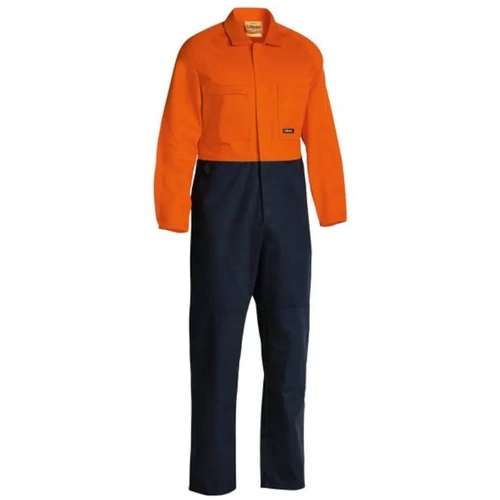 WORKWEAR, SAFETY & CORPORATE CLOTHING SPECIALISTS  - 2 Tone Hi Vis Coveralls Regular Weight