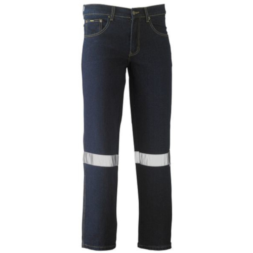 WORKWEAR, SAFETY & CORPORATE CLOTHING SPECIALISTS  - 3M TAPED ROUGH RIDER STRETCH DENIM JEAN