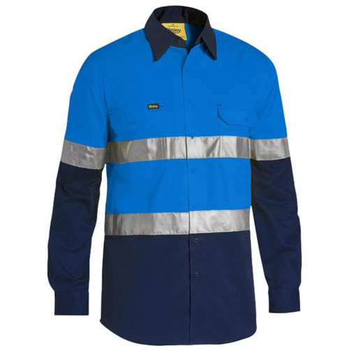 WORKWEAR, SAFETY & CORPORATE CLOTHING SPECIALISTS  - 3M TAPED COOL LIGHTWEIGHT HI VIS SHIRT - LONG SLEEVE