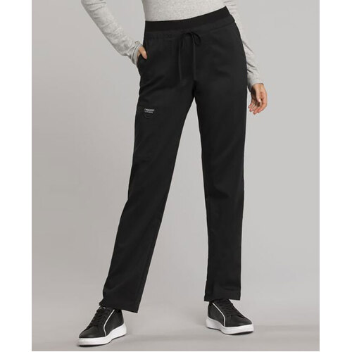 WORKWEAR, SAFETY & CORPORATE CLOTHING SPECIALISTS  - Revolution - HIGH WAISTED KNIT BAND TAPERED WOMEN'S PANT, TALLS (OVER 180CMS)