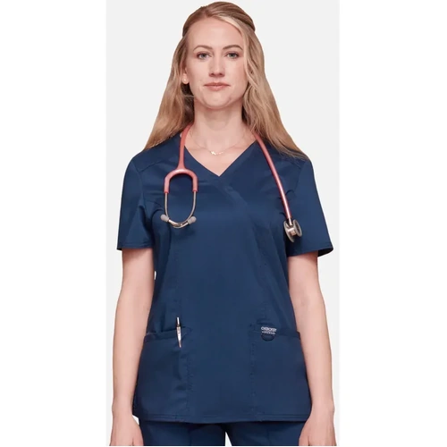 WORKWEAR, SAFETY & CORPORATE CLOTHING SPECIALISTS  - Revolution - Ladies Mock Wrap Top
