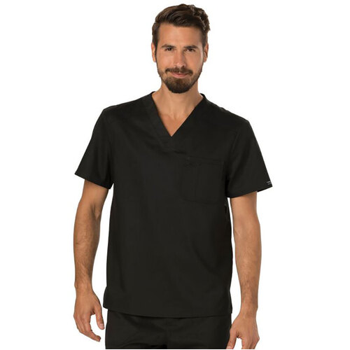 WORKWEAR, SAFETY & CORPORATE CLOTHING SPECIALISTS  - Revolution - Men's Single Chest) Pocket V-Neck Top
