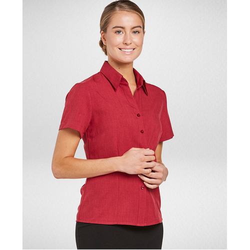 WORKWEAR, SAFETY & CORPORATE CLOTHING SPECIALISTS  - Climate Smart - Semi Fit Short Sleeve Blouse