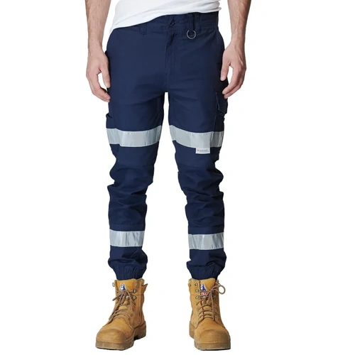 WORKWEAR, SAFETY & CORPORATE CLOTHING SPECIALISTS  - MENS/WOMENS REFLECTIVE CUFFED PANT