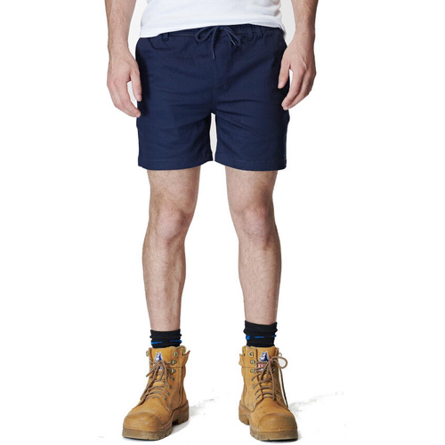 WORKWEAR, SAFETY & CORPORATE CLOTHING SPECIALISTS  - MENS ELASTIC BASIC SHORT