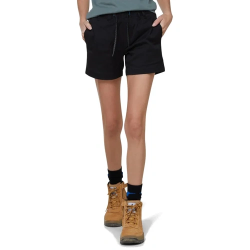WORKWEAR, SAFETY & CORPORATE CLOTHING SPECIALISTS  - WOMENS ELASTIC LIGHT SHORT