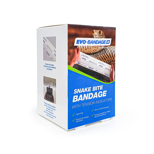 WORKWEAR, SAFETY & CORPORATE CLOTHING SPECIALISTS  - Evo-Bandage Premium Snake Bite Bandage, 10Cm, Latex Free