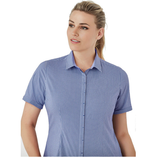 WORKWEAR, SAFETY & CORPORATE CLOTHING SPECIALISTS  - Boulevard - Newport Womens Short Sleeve Shirt