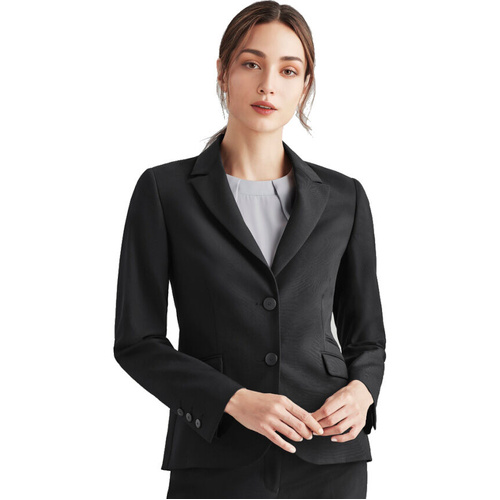 WORKWEAR, SAFETY & CORPORATE CLOTHING SPECIALISTS  - Comfort Wool - Womens 2 Button Mid Length Jacket