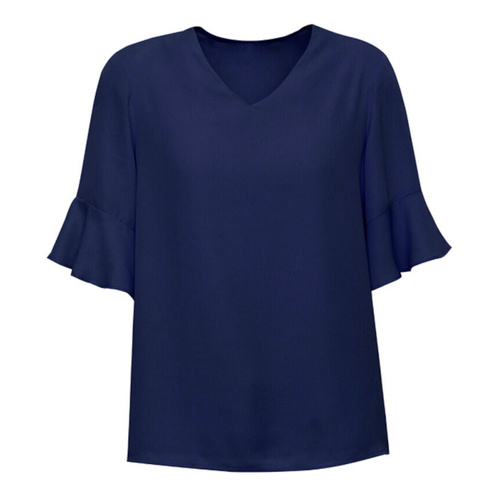 WORKWEAR, SAFETY & CORPORATE CLOTHING SPECIALISTS  - Boulevard - Aria Fluted Sleeve Blouse