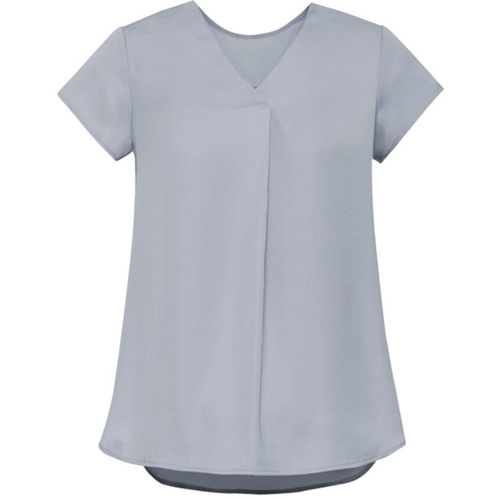 WORKWEAR, SAFETY & CORPORATE CLOTHING SPECIALISTS  - Boulevard - Kayla V-Neck Pleat Blouse