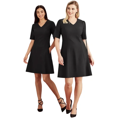 WORKWEAR, SAFETY & CORPORATE CLOTHING SPECIALISTS  - Siena - Womens Extended Short Sleeve Dress
