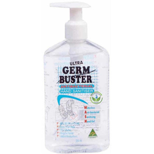 WORKWEAR, SAFETY & CORPORATE CLOTHING SPECIALISTS  - Germ Buster Anti-Bacterial Hand Gel 500ml Pump