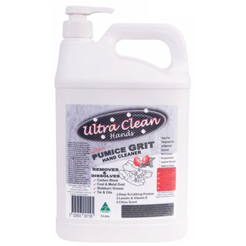 WORKWEAR, SAFETY & CORPORATE CLOTHING SPECIALISTS  - Ultra Clean Hands Pumice Grit 5 Litre Pump