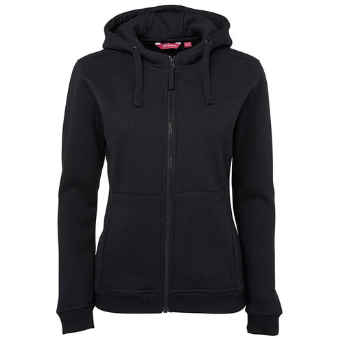 WORKWEAR, SAFETY & CORPORATE CLOTHING SPECIALISTS  - JB's Ladies Full Zip Fleece Hoodie