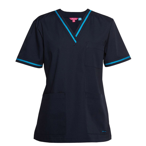 WORKWEAR, SAFETY & CORPORATE CLOTHING SPECIALISTS  - JB's Wear Contrast Ladies Scrubs Top