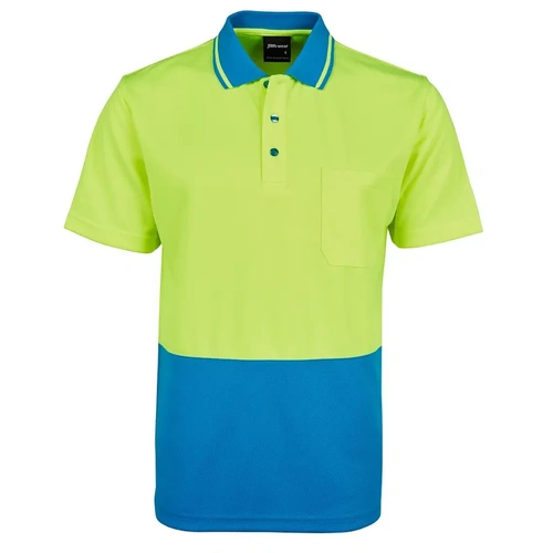 WORKWEAR, SAFETY & CORPORATE CLOTHING SPECIALISTS  - JB's HI VIS 4602.1 NON CUFF TRAD POLO