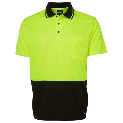 WORKWEAR, SAFETY & CORPORATE CLOTHING SPECIALISTS  - JB's HI VIS 4602.1 NON CUFF TRAD POLO