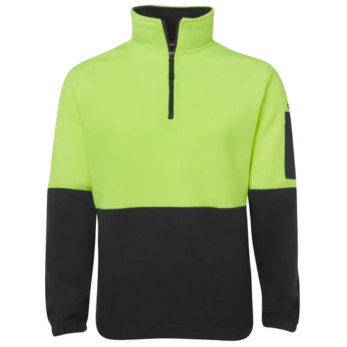 WORKWEAR, SAFETY & CORPORATE CLOTHING SPECIALISTS  - JB's HI VIS 1/2 ZIP POLAR FLEECE