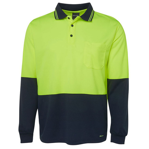 WORKWEAR, SAFETY & CORPORATE CLOTHING SPECIALISTS  - JB's HI VIS L/S TRAD POLO