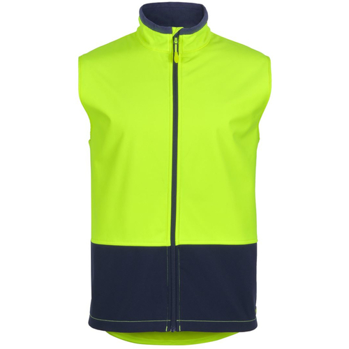 WORKWEAR, SAFETY & CORPORATE CLOTHING SPECIALISTS  - JB's Hi Vis Water Resist Softshell Vest