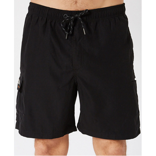WORKWEAR, SAFETY & CORPORATE CLOTHING SPECIALISTS  - JET-LITE ELASTICATED SHORT - Black - 40