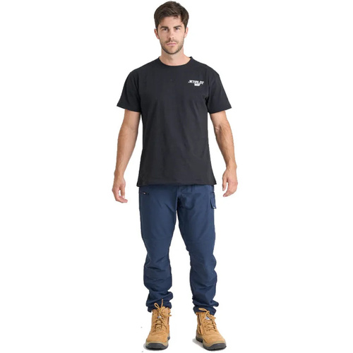 WORKWEAR, SAFETY & CORPORATE CLOTHING SPECIALISTS  - WW MENS ELASTIC WAIST PANT