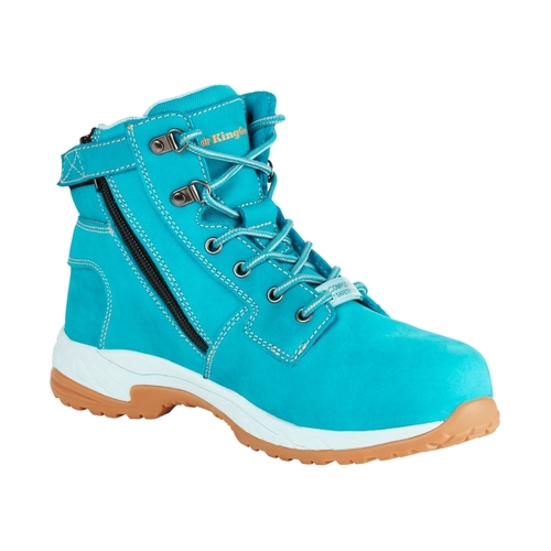 WORKWEAR, SAFETY & CORPORATE CLOTHING SPECIALISTS  - Tradies - Women's Tradie Side Zip Boot - Teal