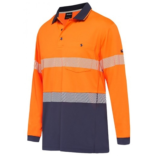 WORKWEAR, SAFETY & CORPORATE CLOTHING SPECIALISTS  - Workcool - Hyperfreeze Spliced Taped Polo - Long Sleeve