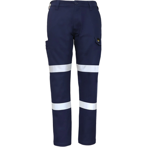 WORKWEAR, SAFETY & CORPORATE CLOTHING SPECIALISTS  - STRETCH DRILL CARGO PANT-TAPE