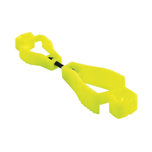 WORKWEAR, SAFETY & CORPORATE CLOTHING SPECIALISTS  - Glove Clip Keeper Yellow (MOQ 10)