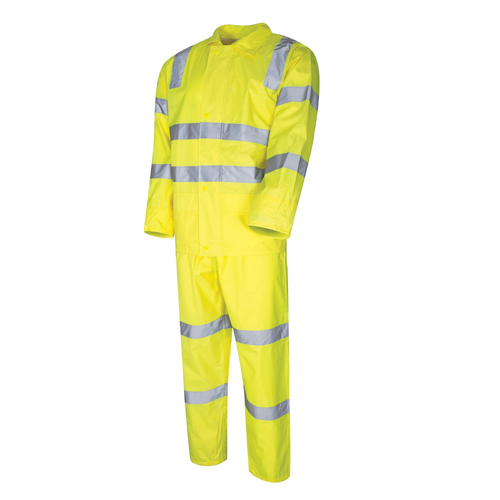 WORKWEAR, SAFETY & CORPORATE CLOTHING SPECIALISTS  - Rain Set in a Bag with Bio-motion Reflective Tape