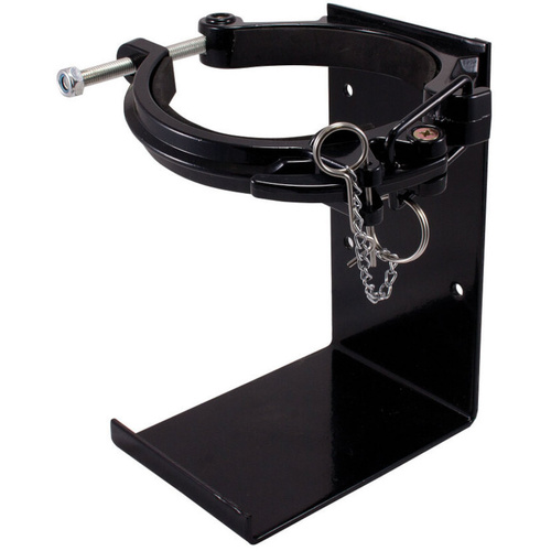 WORKWEAR, SAFETY & CORPORATE CLOTHING SPECIALISTS  - 9.0kg Cannon Style Heavy Duty Black Powder Coated Bracket