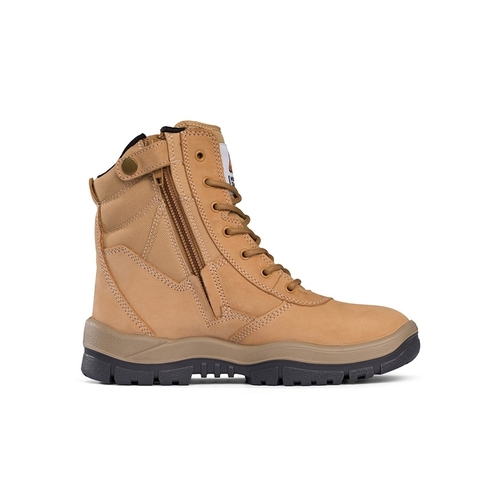 WORKWEAR, SAFETY & CORPORATE CLOTHING SPECIALISTS  - High Leg ZipSider Boot - Wheat