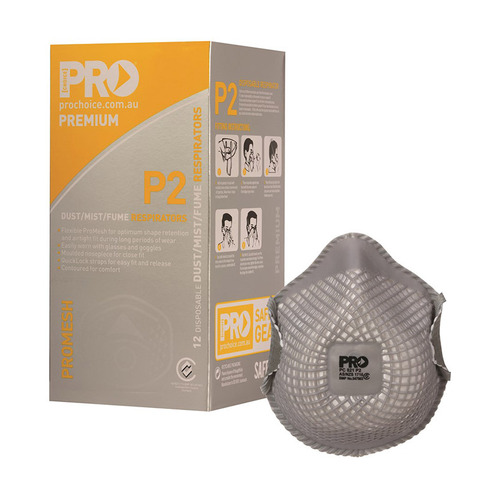 WORKWEAR, SAFETY & CORPORATE CLOTHING SPECIALISTS  - Dust Masks Promesh P2 - Box of 12