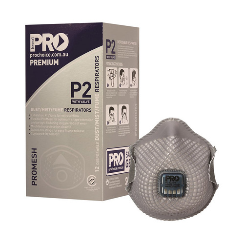 WORKWEAR, SAFETY & CORPORATE CLOTHING SPECIALISTS  - ProMesh P2 with Valve Respirator - Box of 12