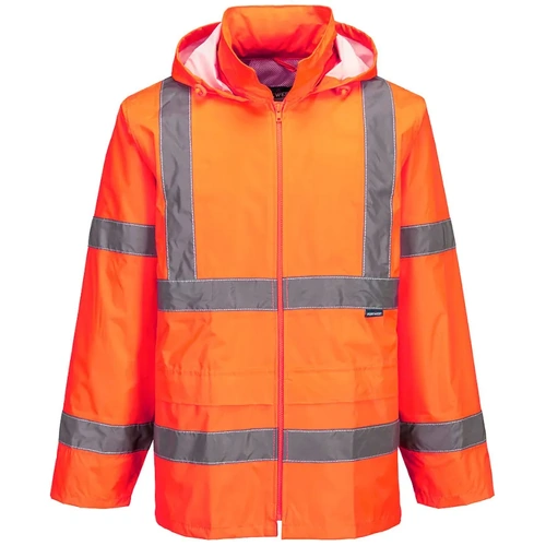 WORKWEAR, SAFETY & CORPORATE CLOTHING SPECIALISTS  - Hi-Vis Rain Jacket