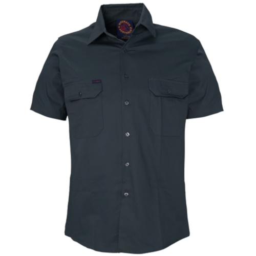 WORKWEAR, SAFETY & CORPORATE CLOTHING SPECIALISTS  - Open Front Shirt - Short Sleeve