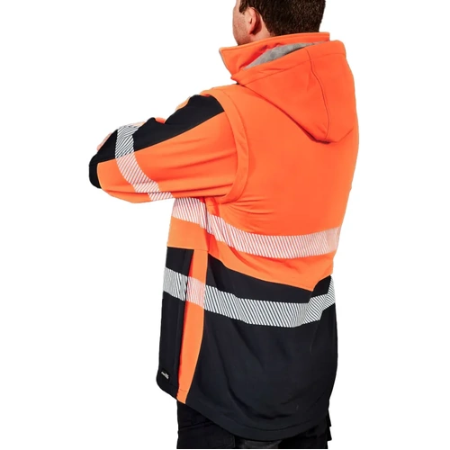 WORKWEAR, SAFETY & CORPORATE CLOTHING SPECIALISTS  - Unisex Streetworx 2 in 1 Stretch Softshell Taped Jacket