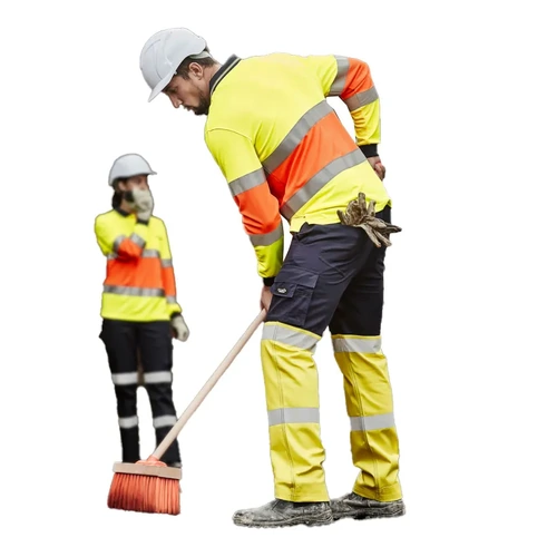 WORKWEAR, SAFETY & CORPORATE CLOTHING SPECIALISTS  - Mens Bio Motion Hi Vis Taped Pant